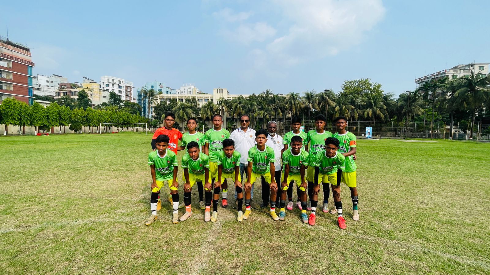 ময়মনসিংহকে হারিয়ে বিভাগীয় ফাইনালে নরসিংদী নতুন কুঁড়ি ফুটবল দল