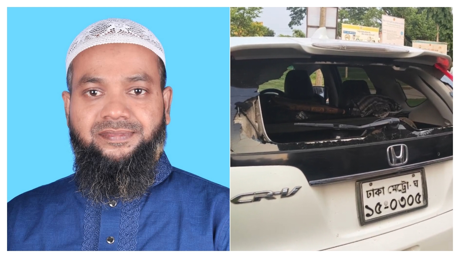 নালিতাবাড়ীতে ইউপি কার্যালয়ে চেয়ারম্যান প্রার্থীর ওপর হামলা, গাড়ি ভাঙচুর