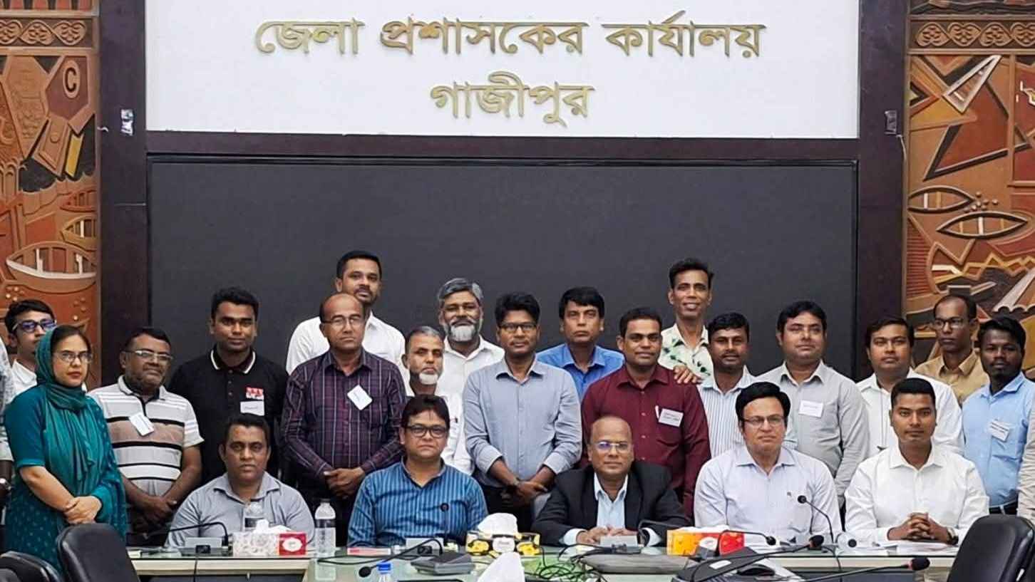 গাজীপুরে তিনদিনের প্রশিক্ষণ শেষে ২০ সাংবাদিককে সনদ প্রদান