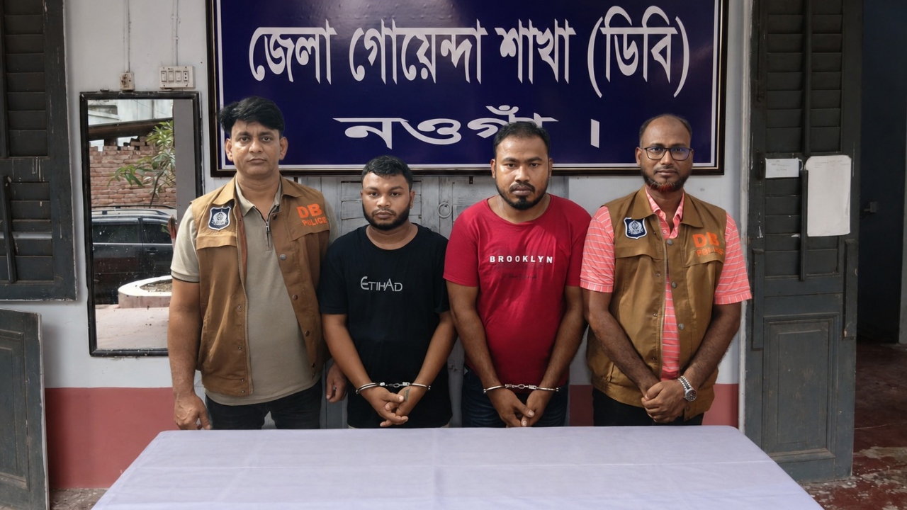 ভুয়া পুলিশ সেজে মহাসড়কে ডাকাতি, চক্রের ২ সদস্য গ্রেপ্তার